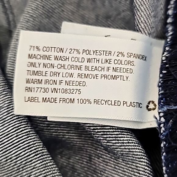 a.new.day Women Side Zip Skinny Jeans Leggings Jeggings Dark Blue Size 8/29 - Picture 7 of 8